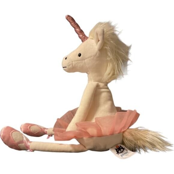 Jellycat London Ballerina Unicorn Plush Toy With Pink Tutu & Ballet Shoes 12" - Picture 2 of 5